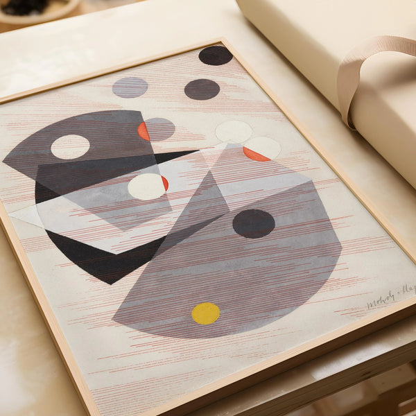 László Moholy-Nagy — Grey Overlappings | Bauhaus Abstract Fine Art Print