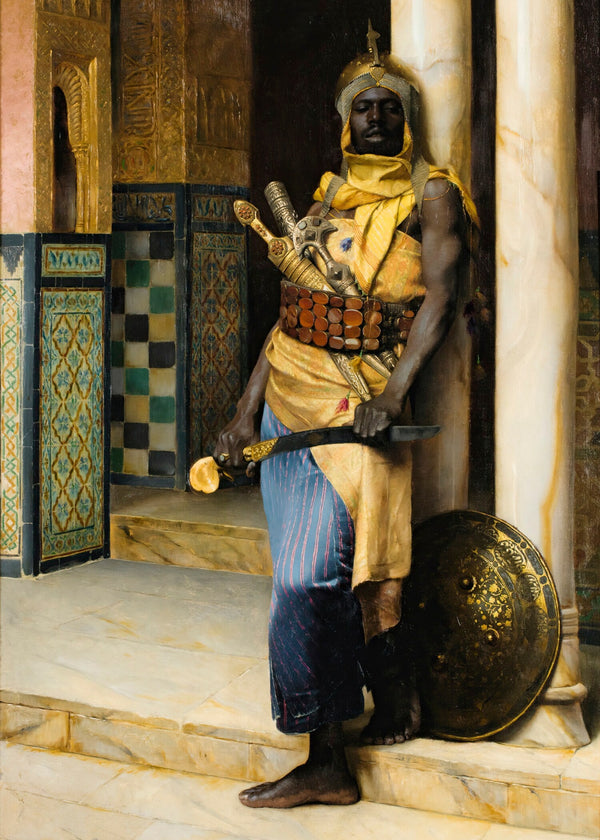 Ludwig Deutsch — Guarding the Palace | Orientalist Fine Art Print