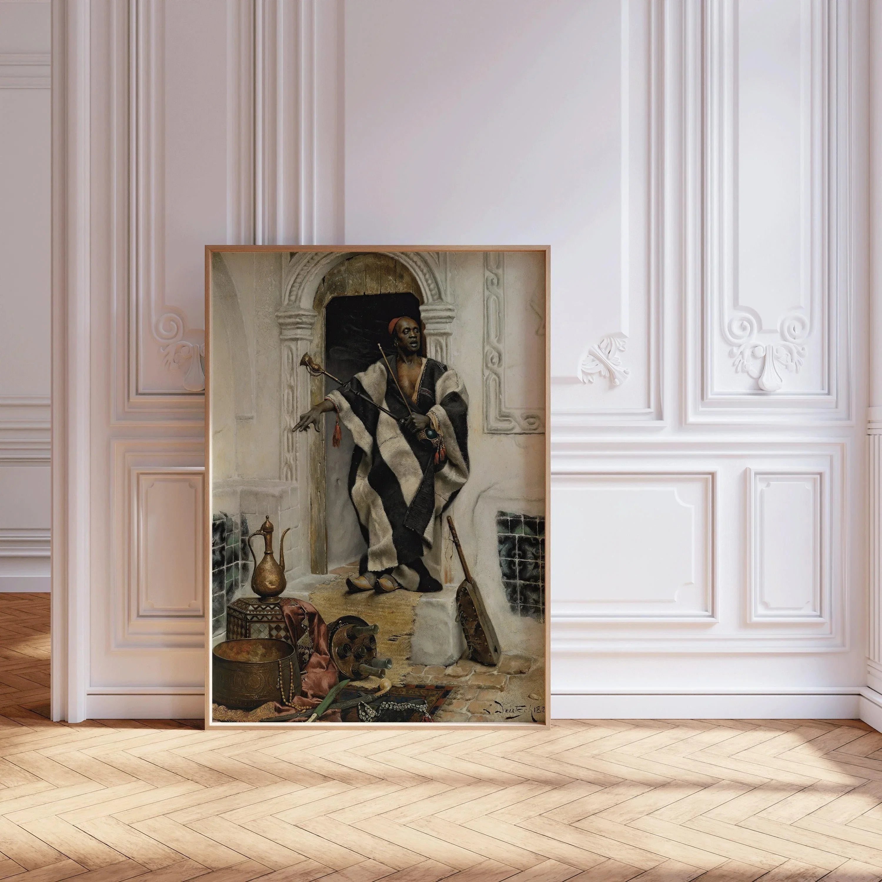 Ludwig Deutsch - The Della'l | Orientalist Art (available handframed or unframed) - 9ArtPrints
