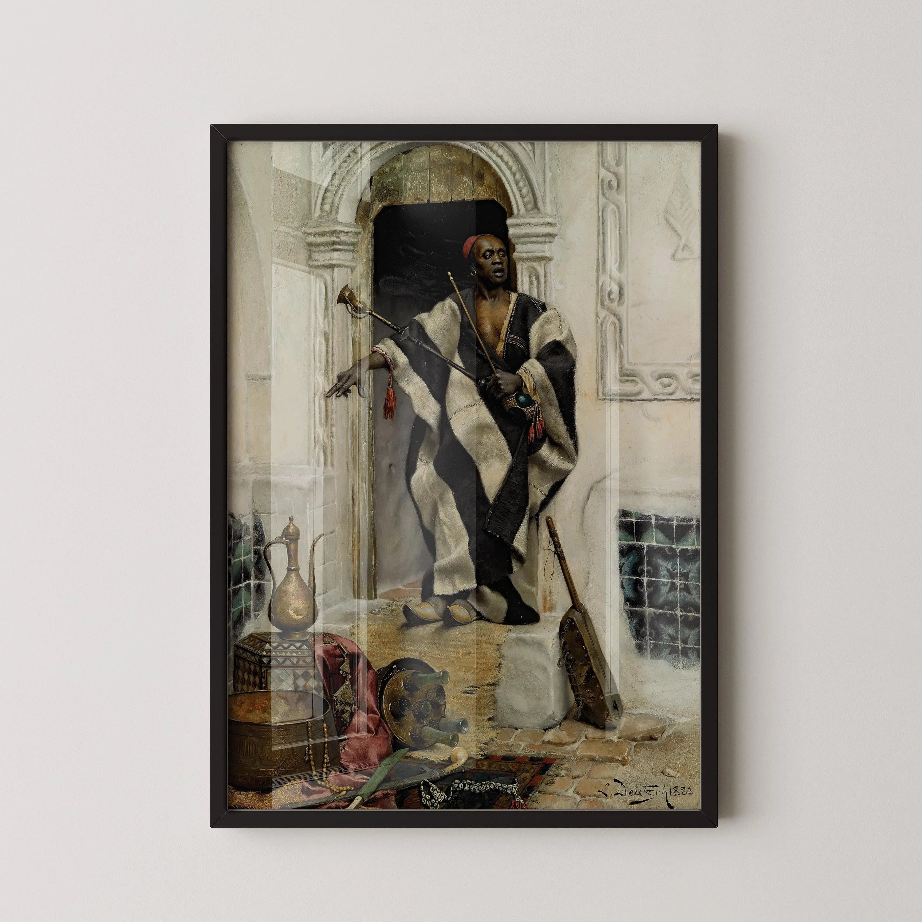 Ludwig Deutsch - The Della'l | Orientalist Art (available handframed or unframed) - 9ArtPrints