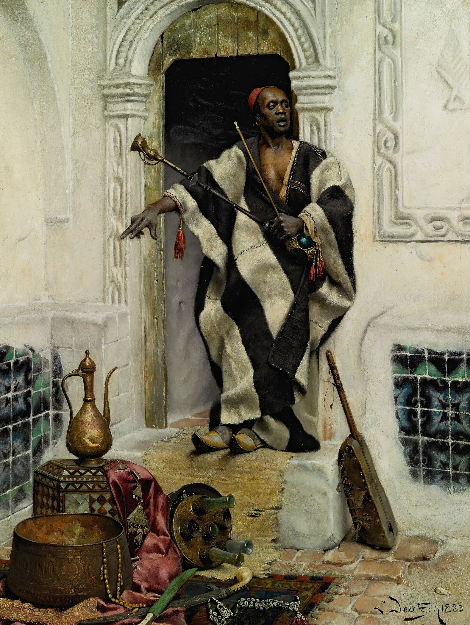 Ludwig Deutsch — The Della'l | Orientalist Fine Art Print - 9ArtPrints
