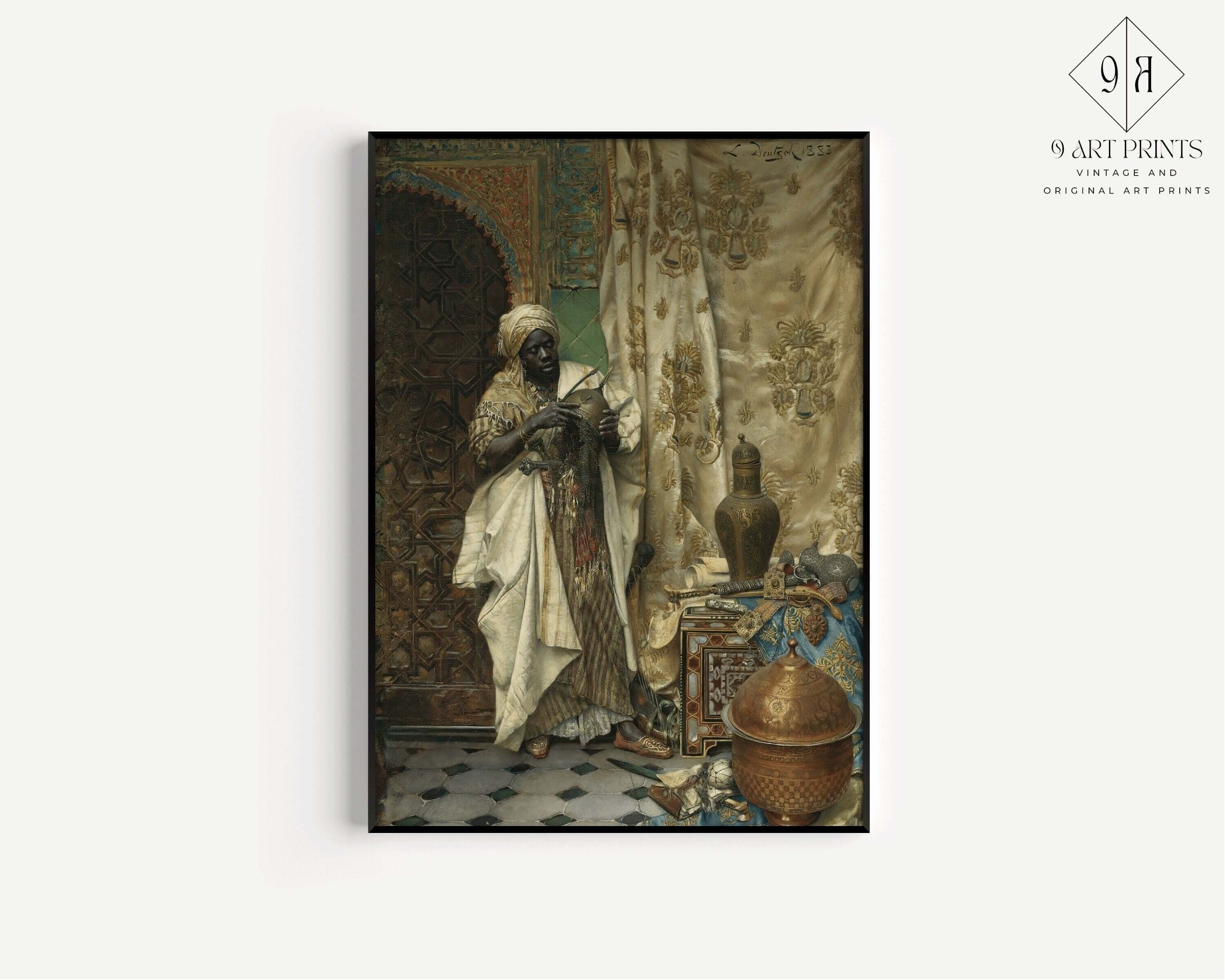 Ludwig Deutsch - The Inspection | Orientalist Art (available framed or unframed) - 9ArtPrints