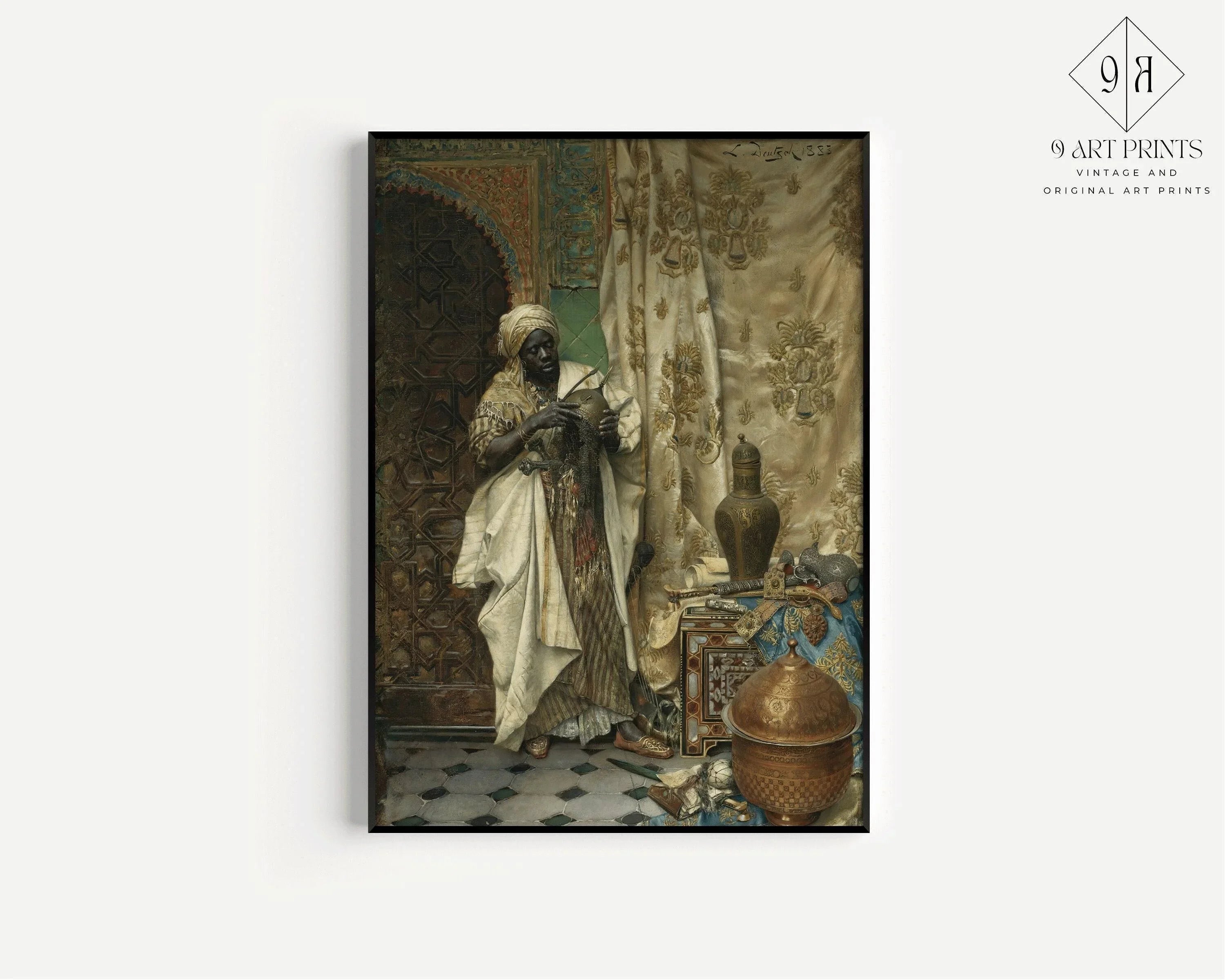 Ludwig Deutsch - The Inspection | Orientalist Art (available handframed or unframed) - 9ArtPrints