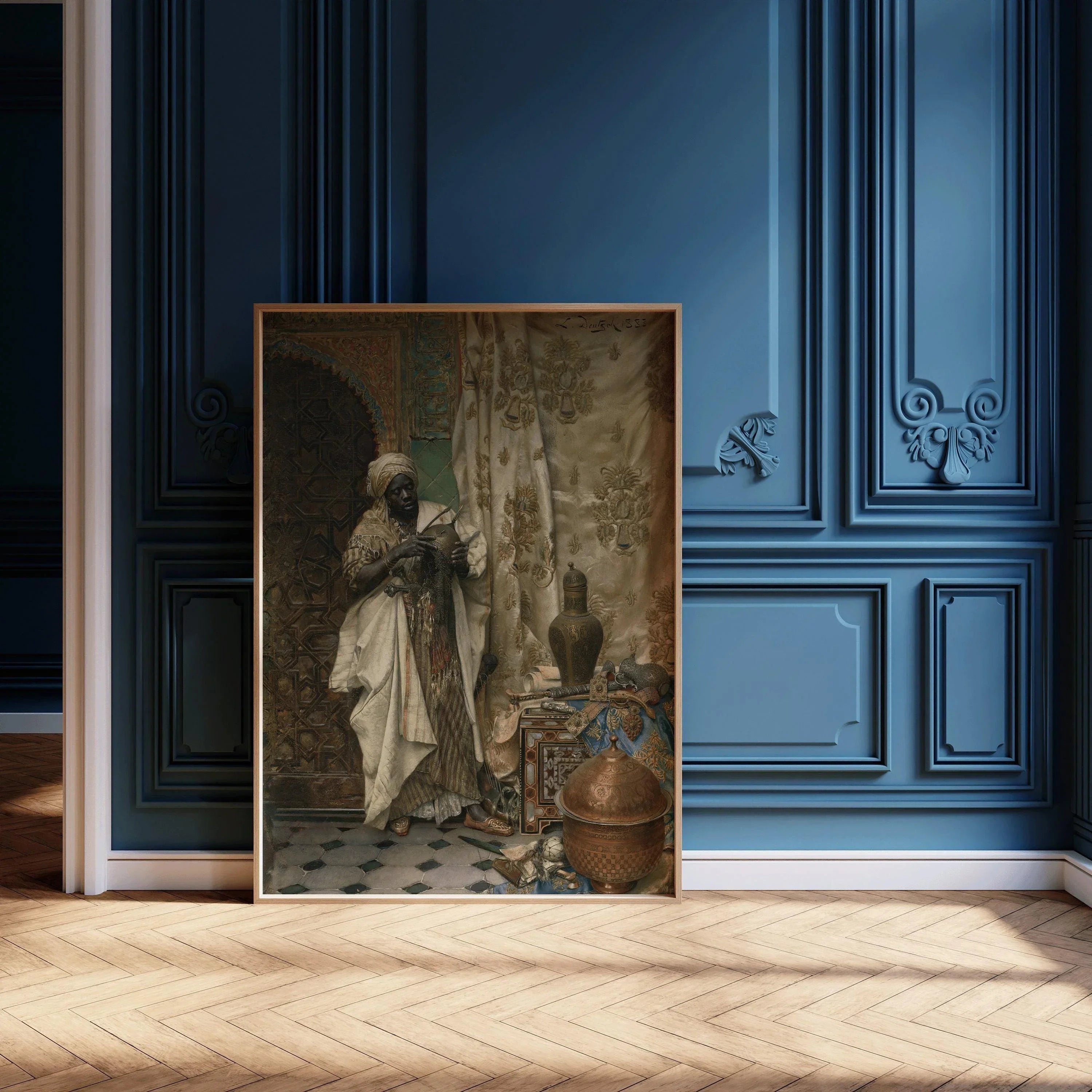 Ludwig Deutsch - The Inspection | Orientalist Art (available handframed or unframed) - 9ArtPrints