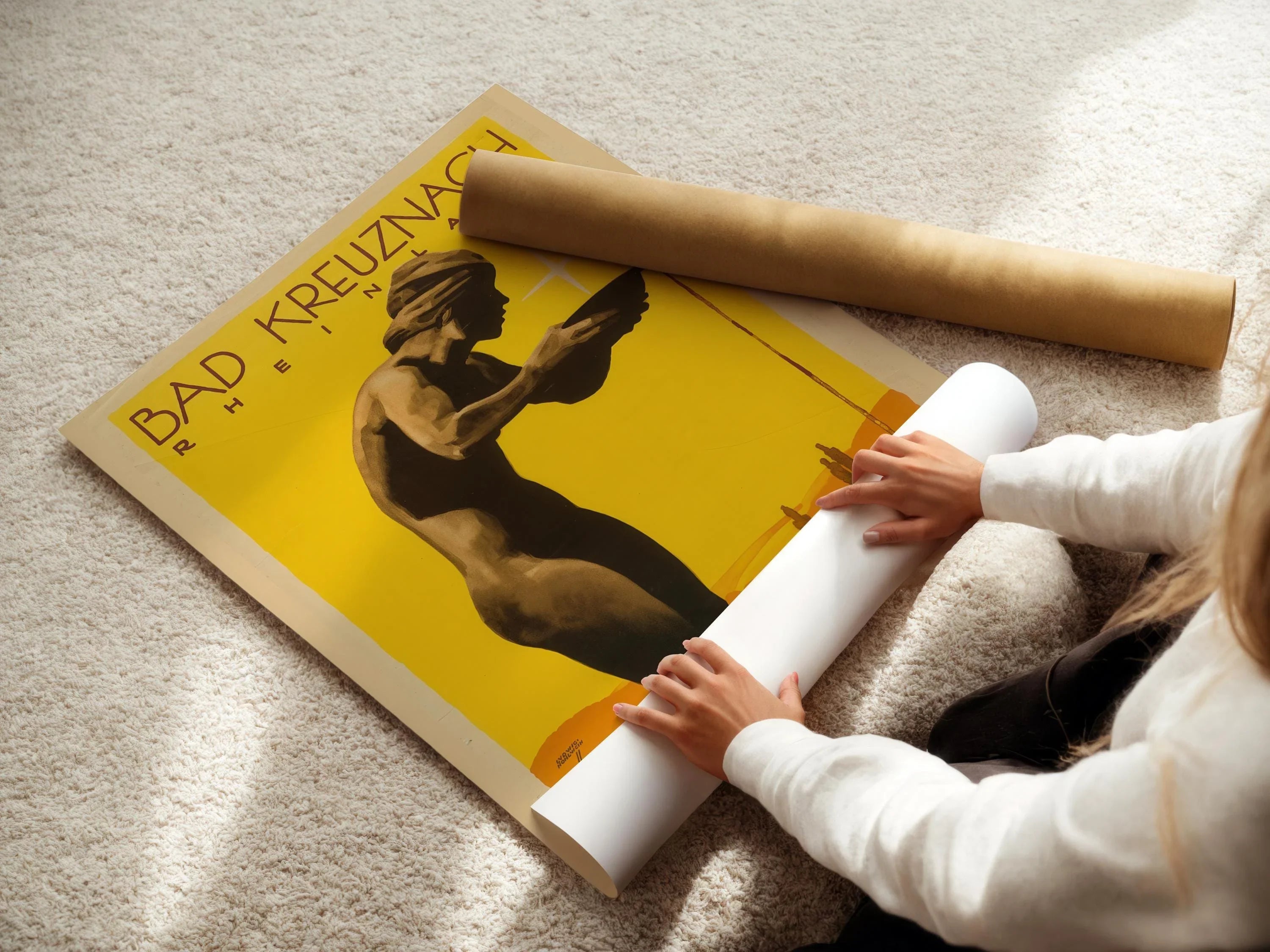 Ludwig Hohlwein - Bad Kreuznach Art Deco German Travel Poster - 9ArtPrints