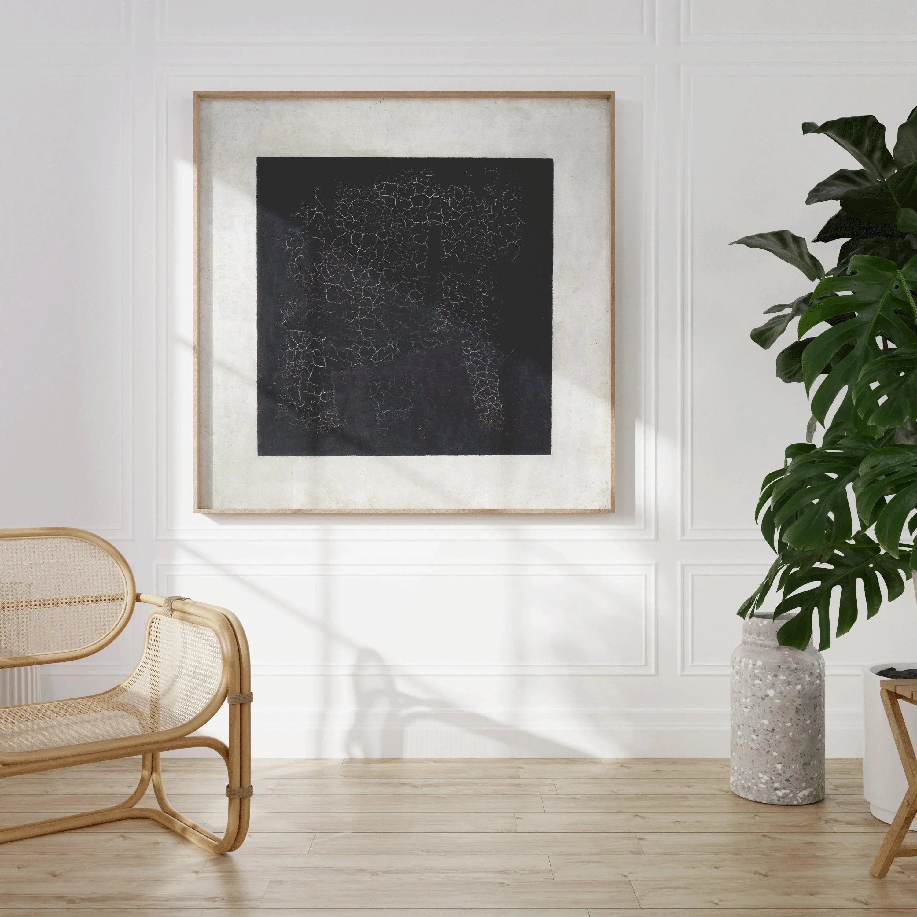 Malevich Black Square Art Print: Modern Abstract Giclee on Hahnemuhle Paper (1x1) - 9ArtPrints