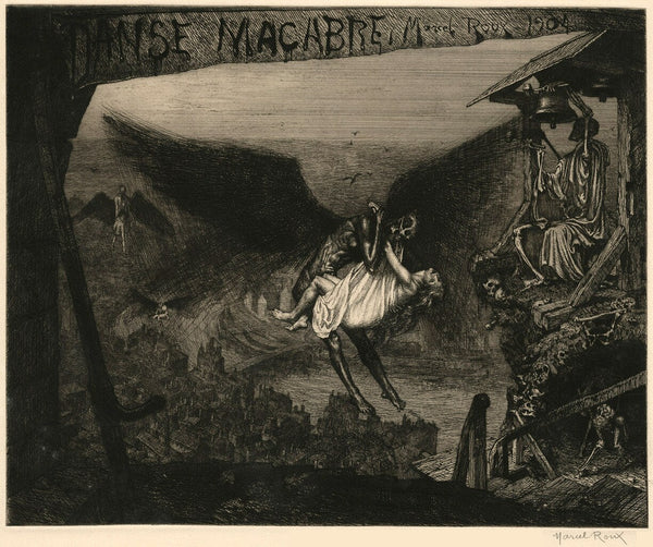 Marcel Roux — Danse Macabre | Symbolist Fine Art Print