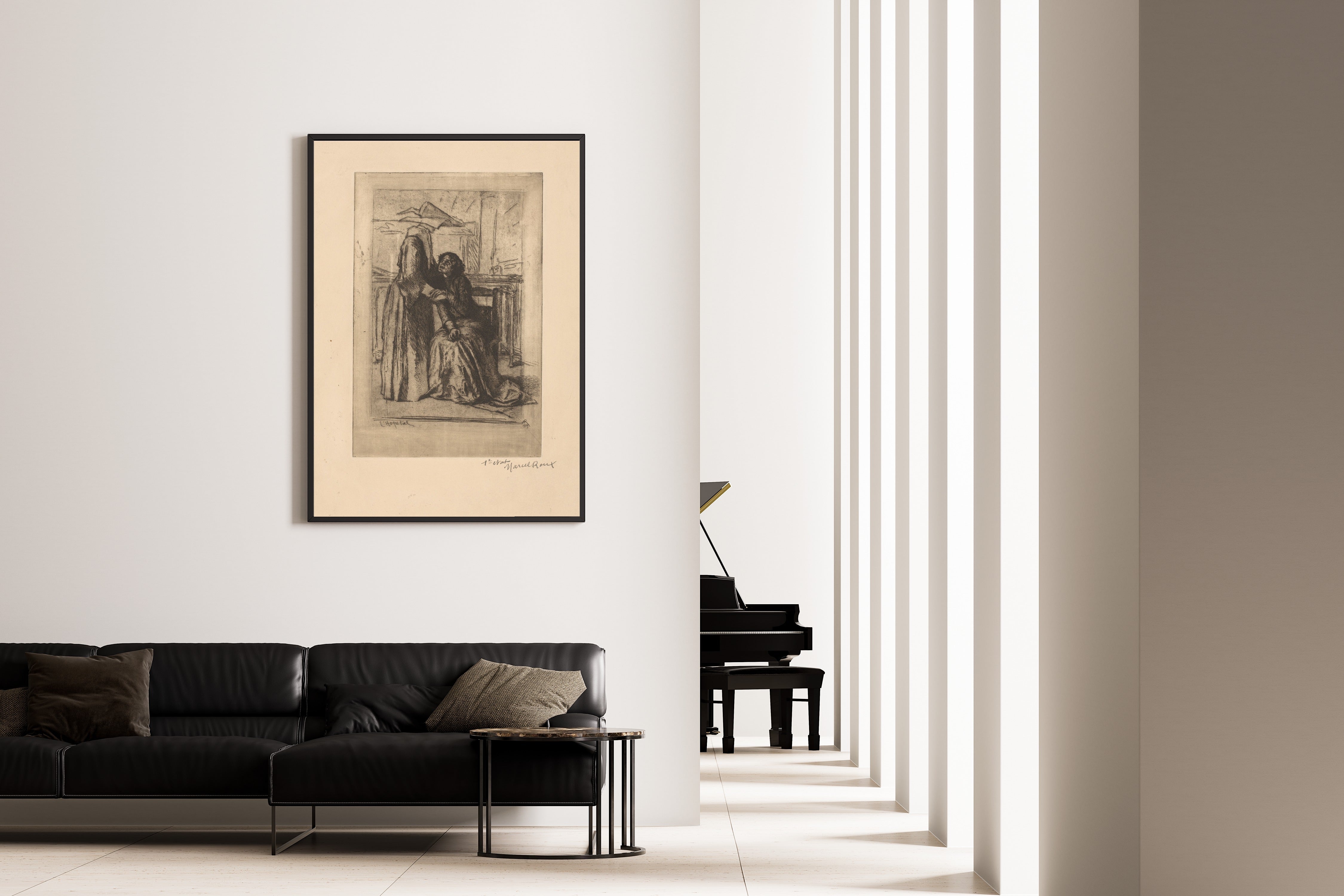 Marcel Roux — The Hospital | Fine Art Giclée Print - 9ArtPrints