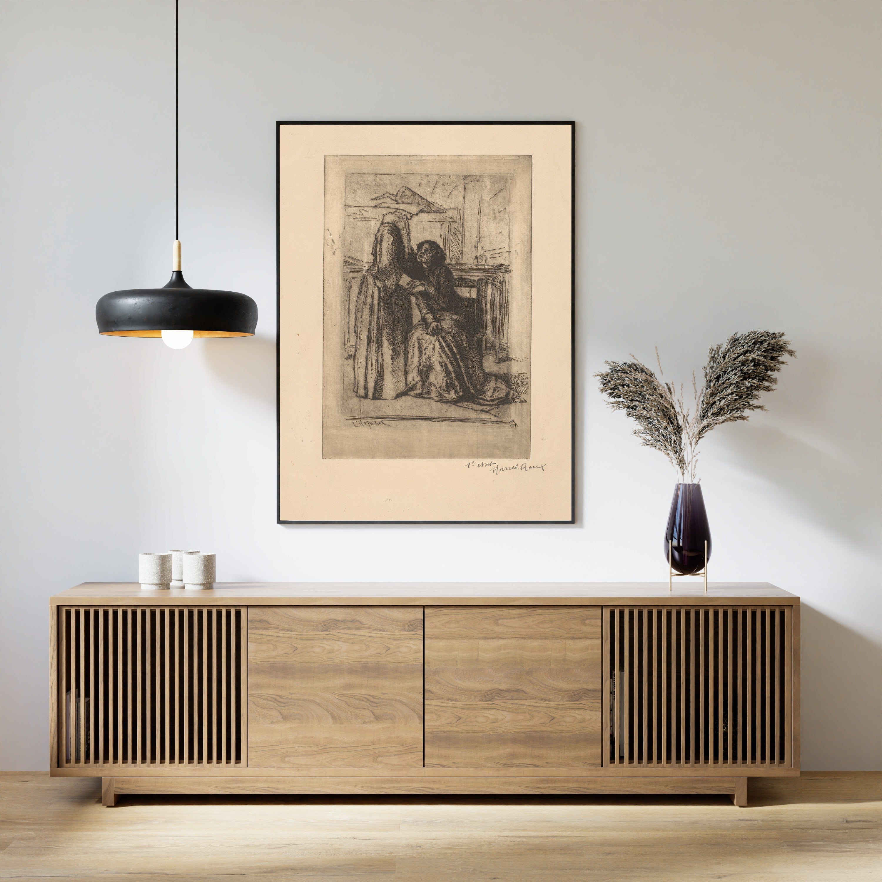 Marcel Roux — The Hospital | Fine Art Giclée Print - 9ArtPrints