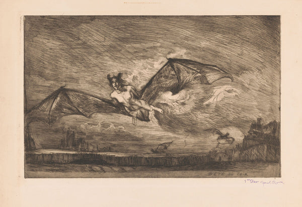 Marcel Roux — The Nightbeast | Symbolist Fine Art Print