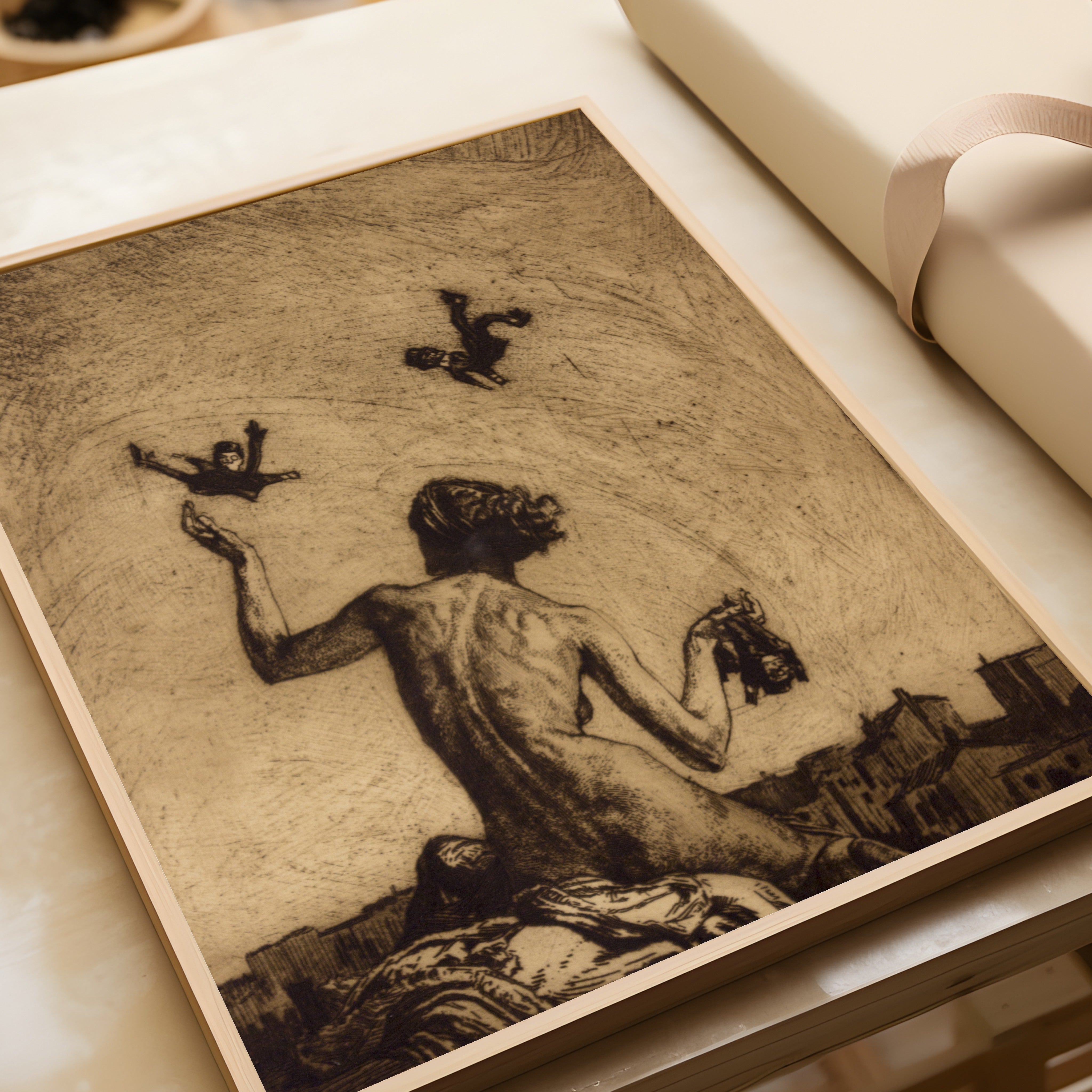 Marcel Roux — The Puppets | Fine Art Giclée Print - 9ArtPrints