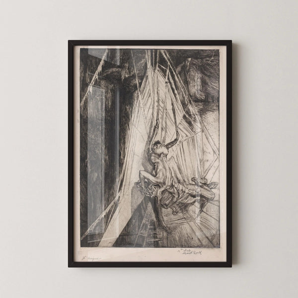 Marcel Roux — The Spider | Symbolist Fine Art Print