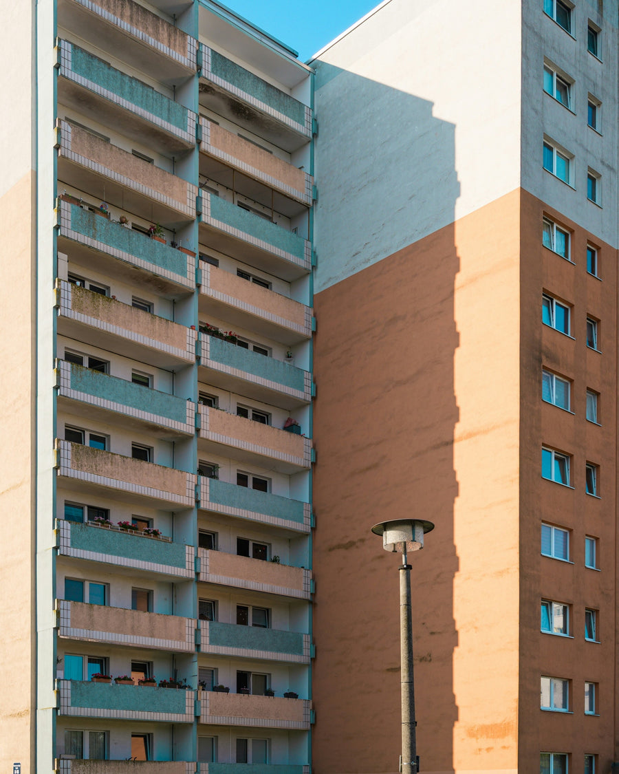 Marcus Lenk — Light and Shadow V | Fine Art Photography Print shown to scale on a wall above a sofa