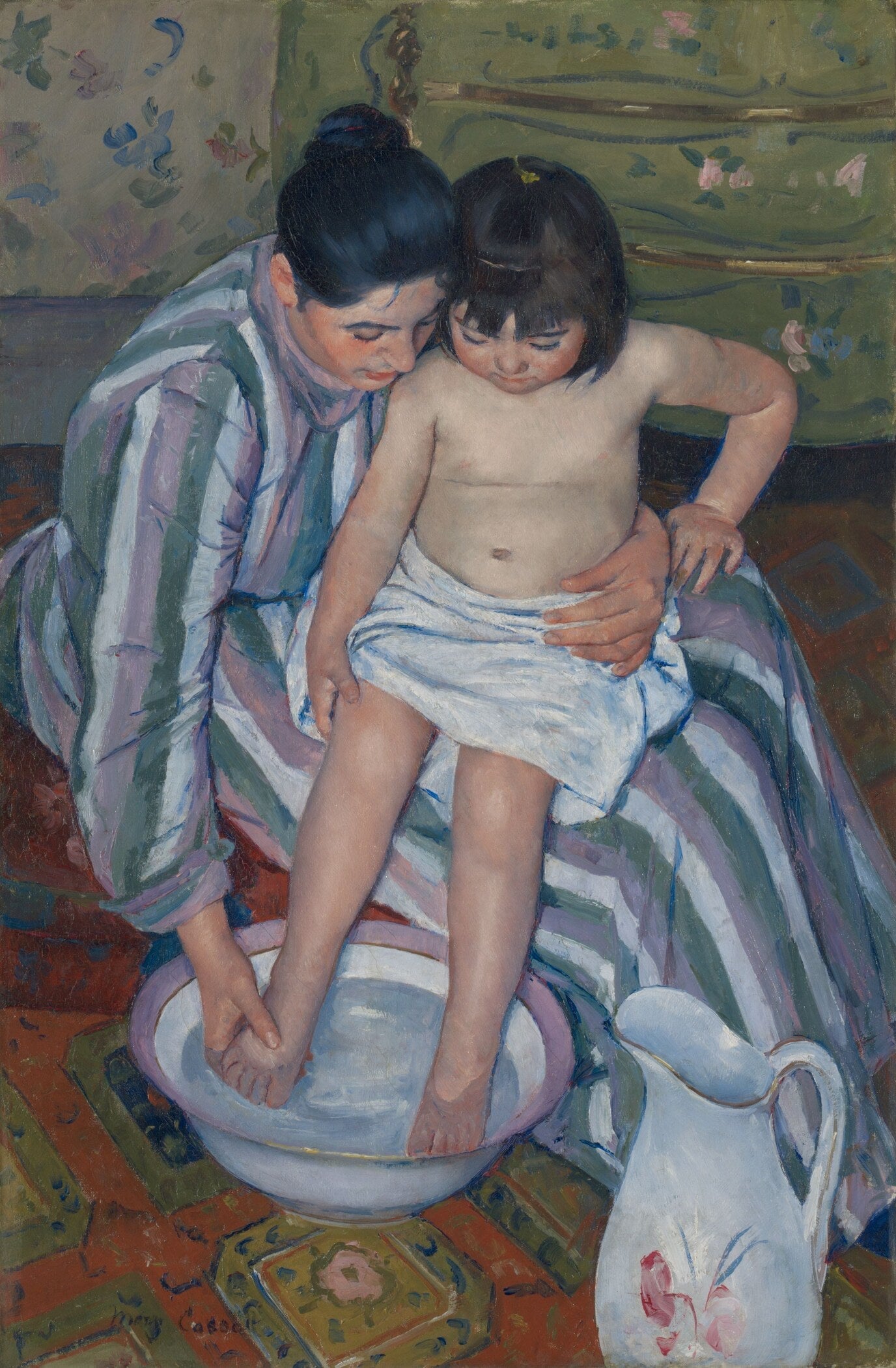 Mary Cassatt — The Child's Bath | Fine Art Print - 9ArtPrints
