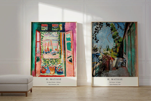 Henri Matisse — Statement Duo | St. Tropez & Open Window Collioure | Art Print
