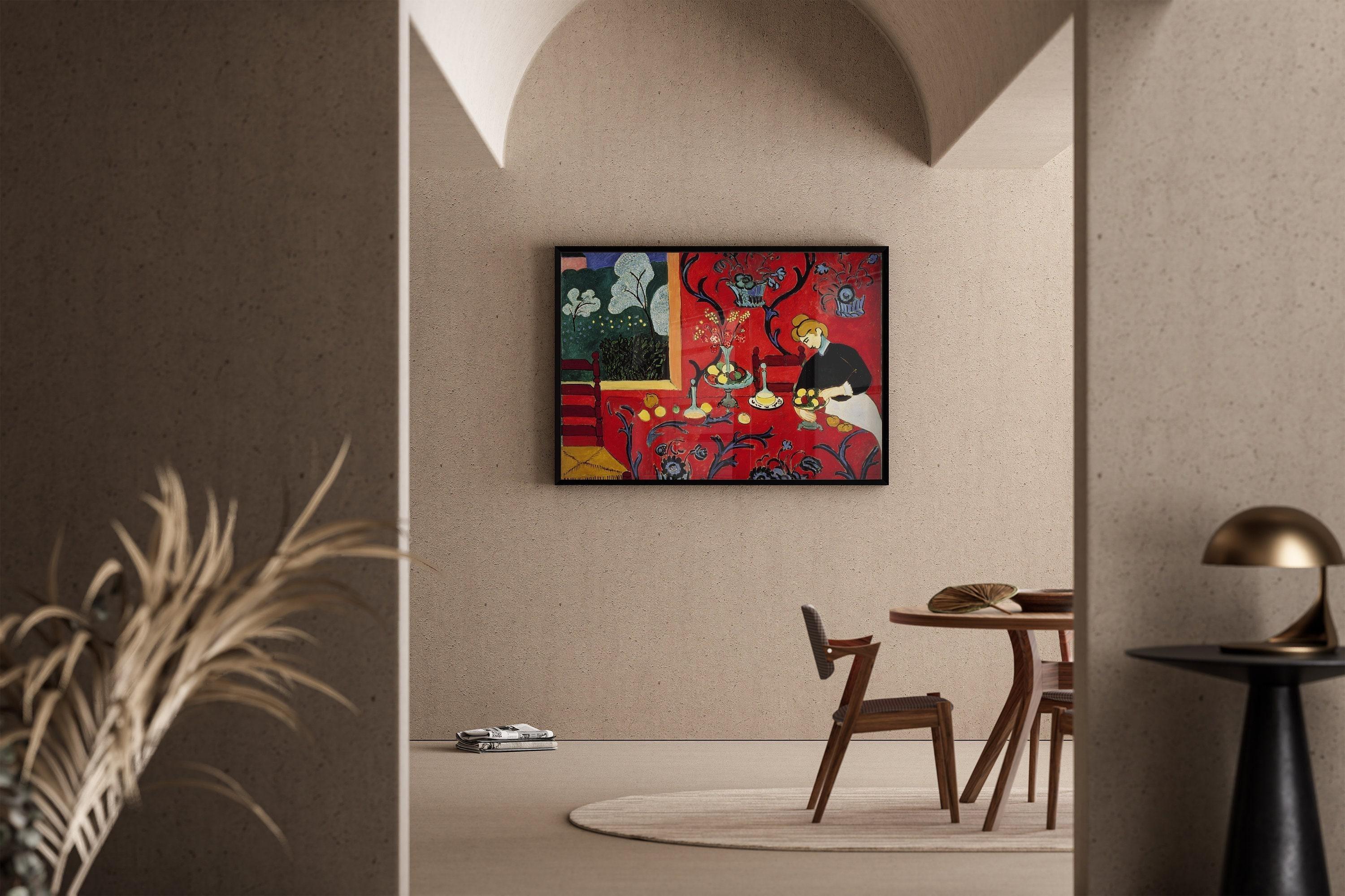 Matisse 'The Dessert: Harmony in Red' Fine Art Print - 9ArtPrints