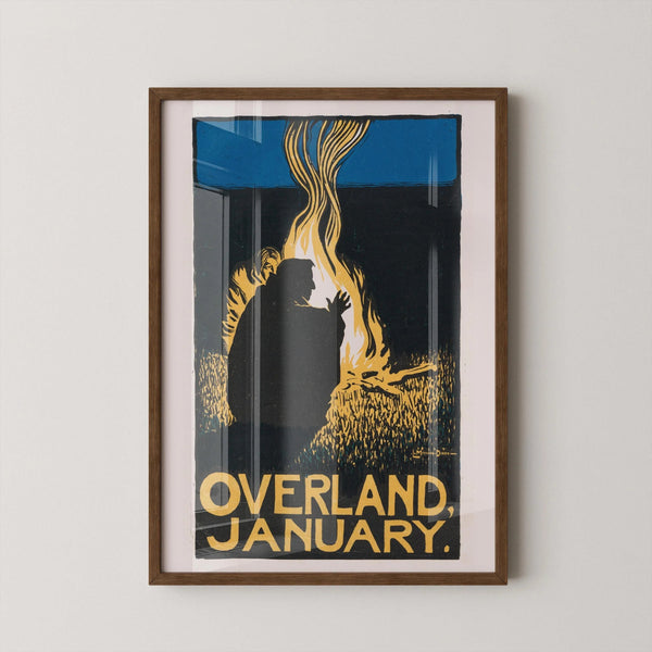 Maynard Dixon — Overland Monthly (January 1896) | Vintage American West Print
