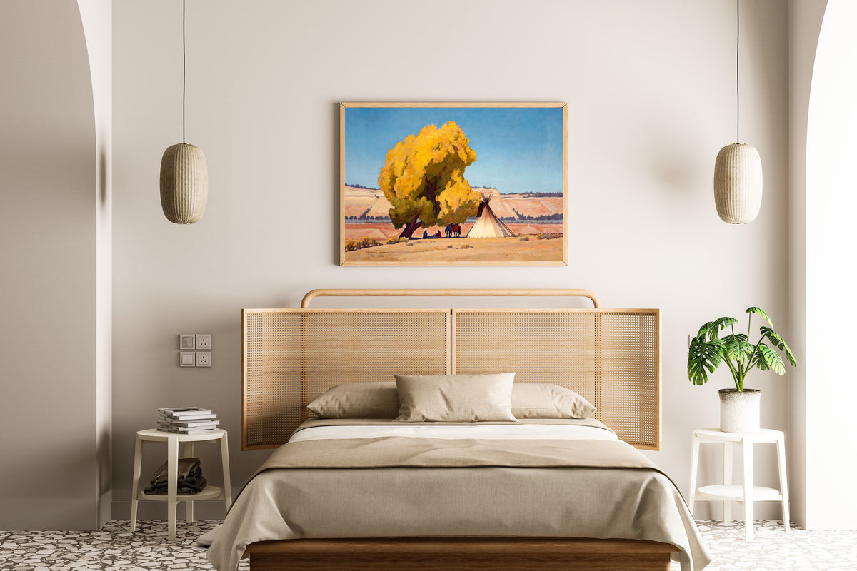 Maynard Dixon - Lazy Autumn - American West Vintage Art Print - 9ArtPrints