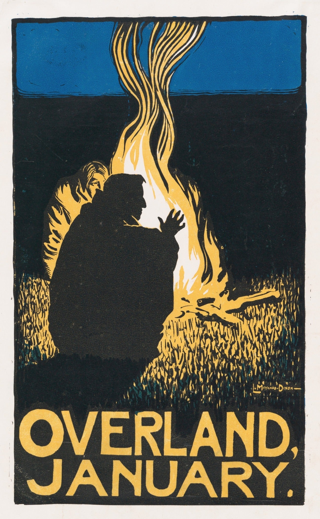 Maynard Dixon — Overland Monthly (January 1896) | Vintage American West Print - 9ArtPrints