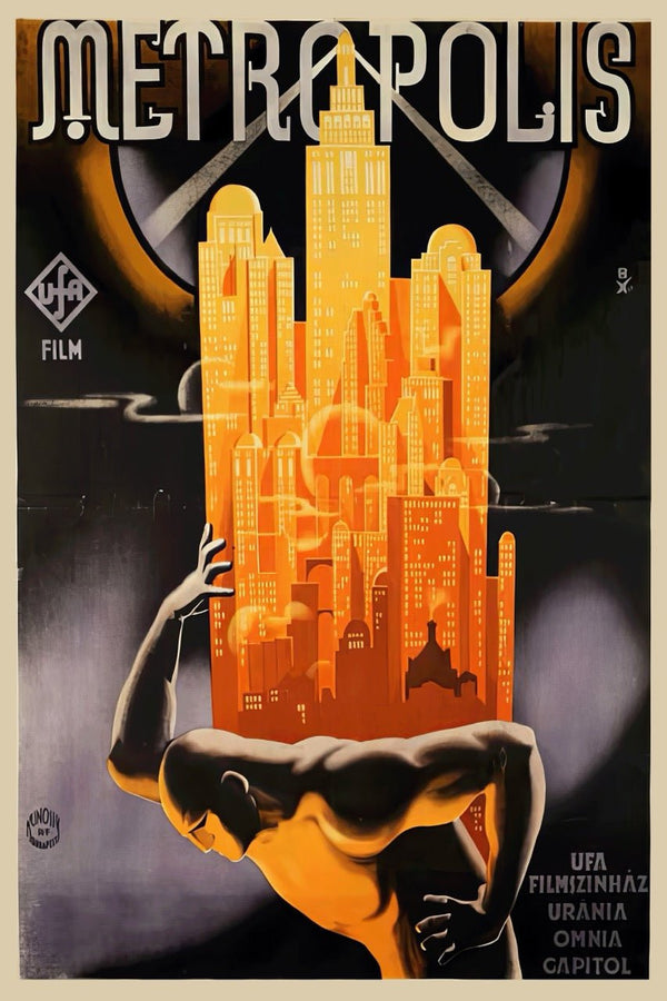 Metropolis (1927) | Fritz Lang Vintage Expressionist Movie Poster Print