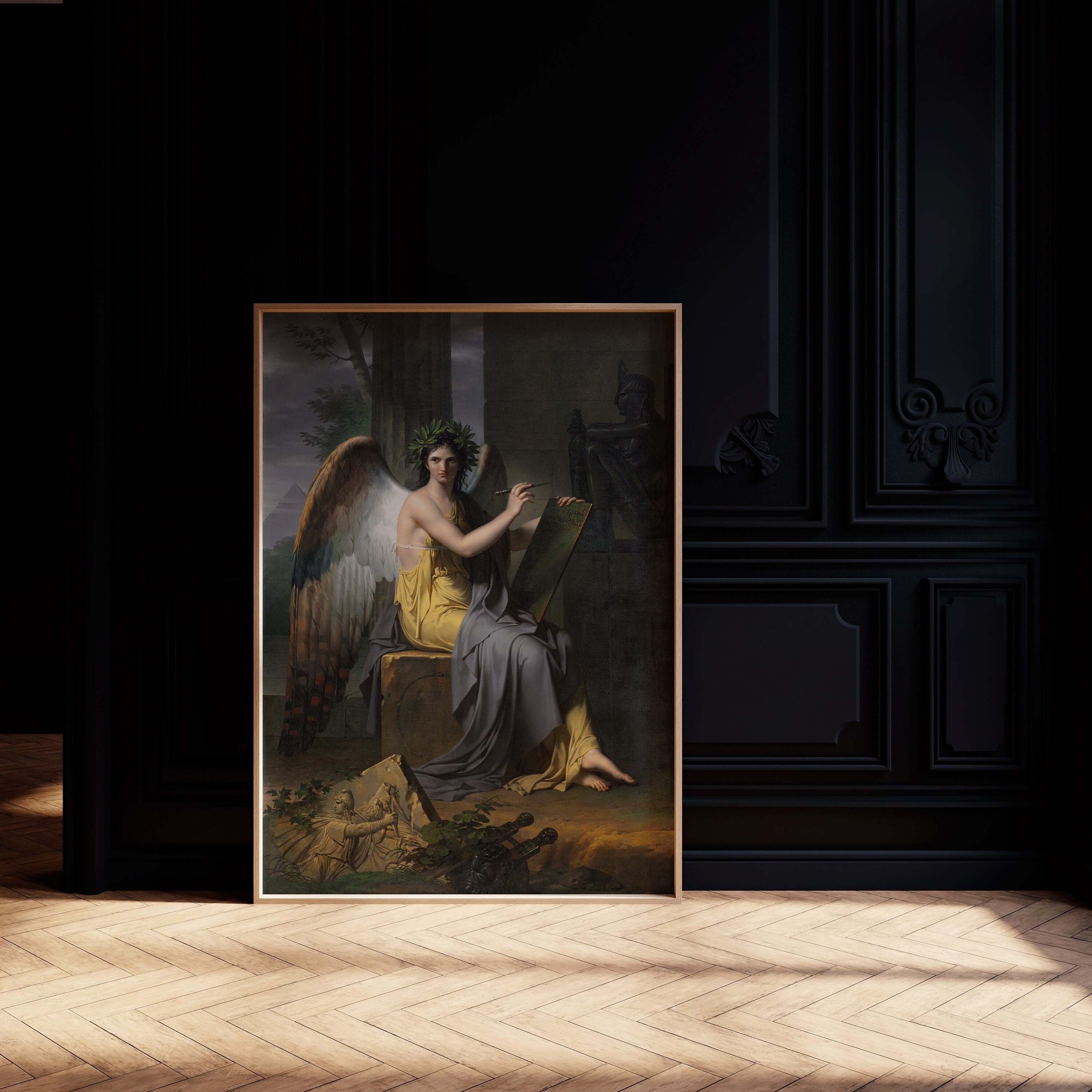 Meynier - Clio Muse of History | Famous Dark Mythology Academia Art (available framed or unframed) - 9ArtPrints