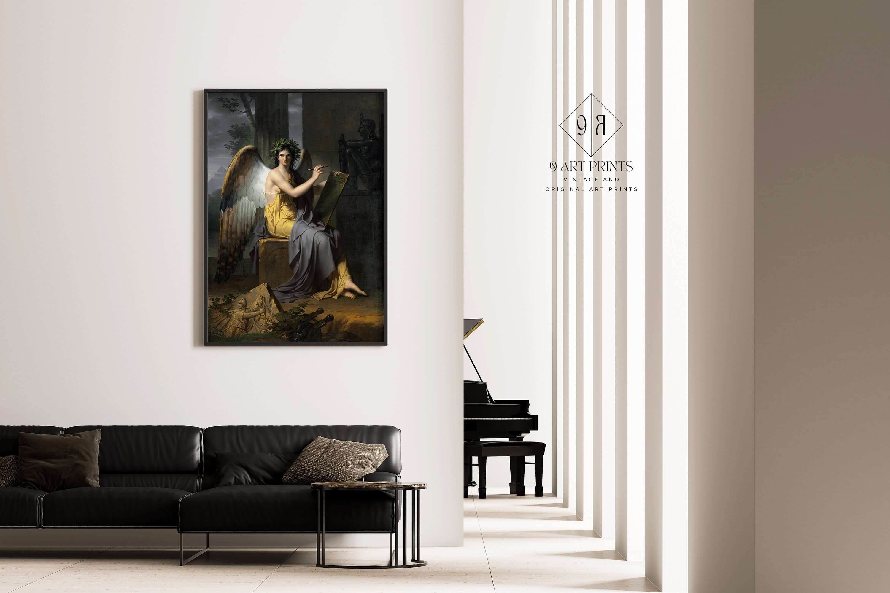 Meynier - Clio Muse of History | Famous Dark Mythology Academia Art (available framed or unframed) - 9ArtPrints