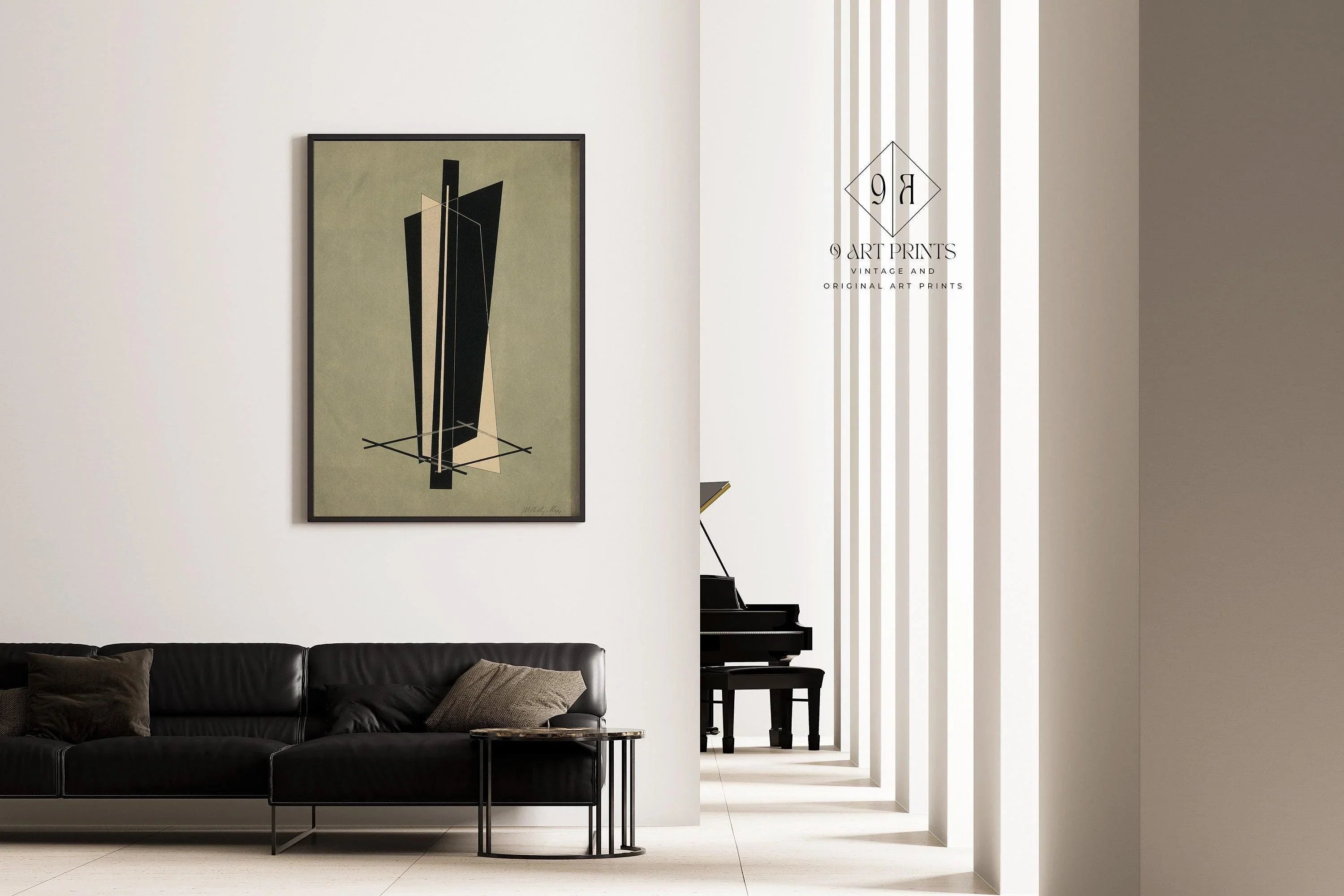 Moholy - Nagy Bauhaus Print: Kestnermappe Abstract Art (Handframed Available) - 9ArtPrints