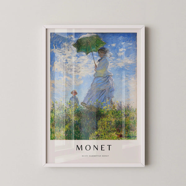 Claude Monet — Madame Monet with a Parasol | Fine Art Print