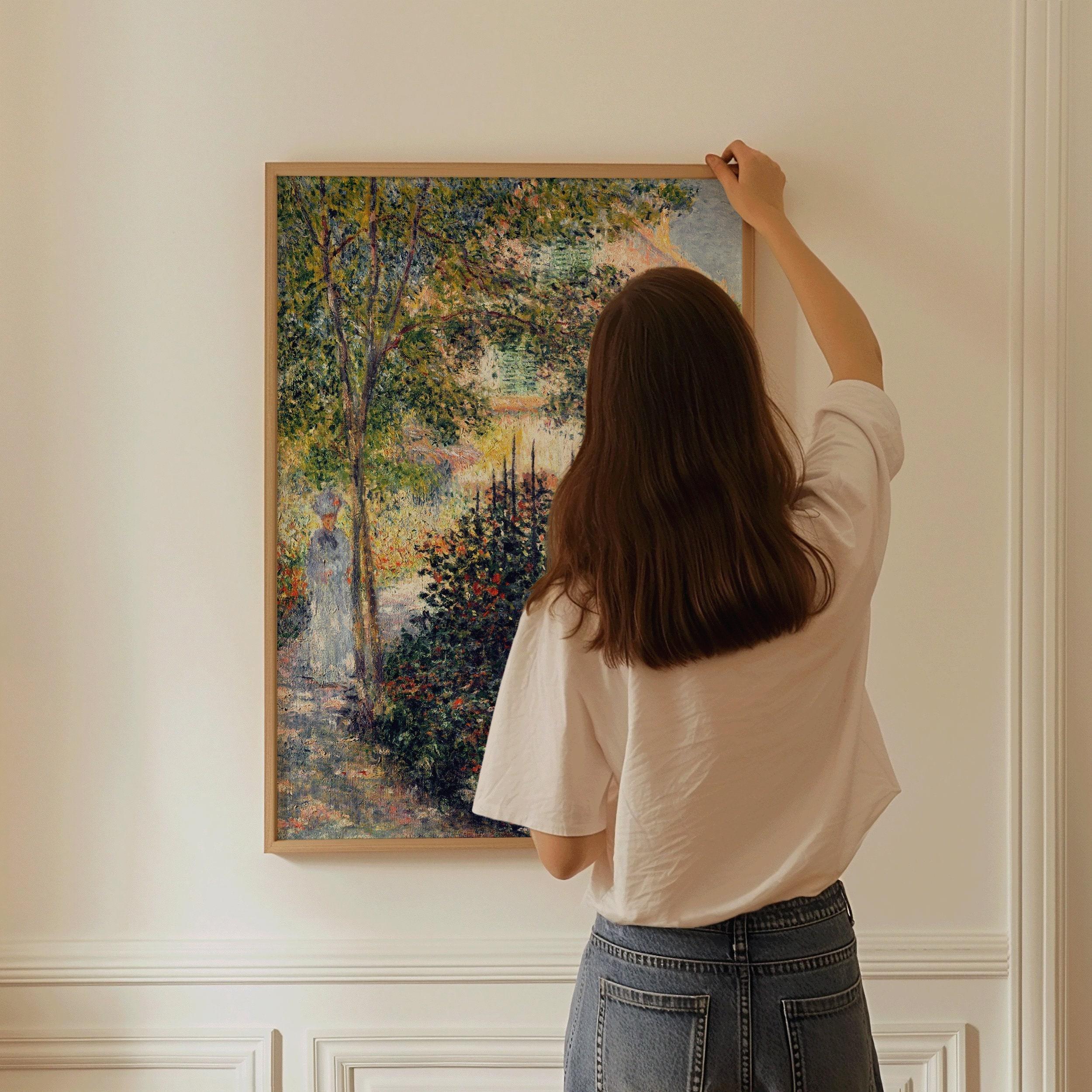 Monet's Garden at Argenteuil Print: Famous Impressionist Art - 9ArtPrints