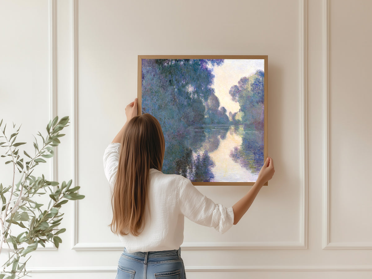 Claude Monet — Morning on the Seine near Giverny | Fine Art Print
