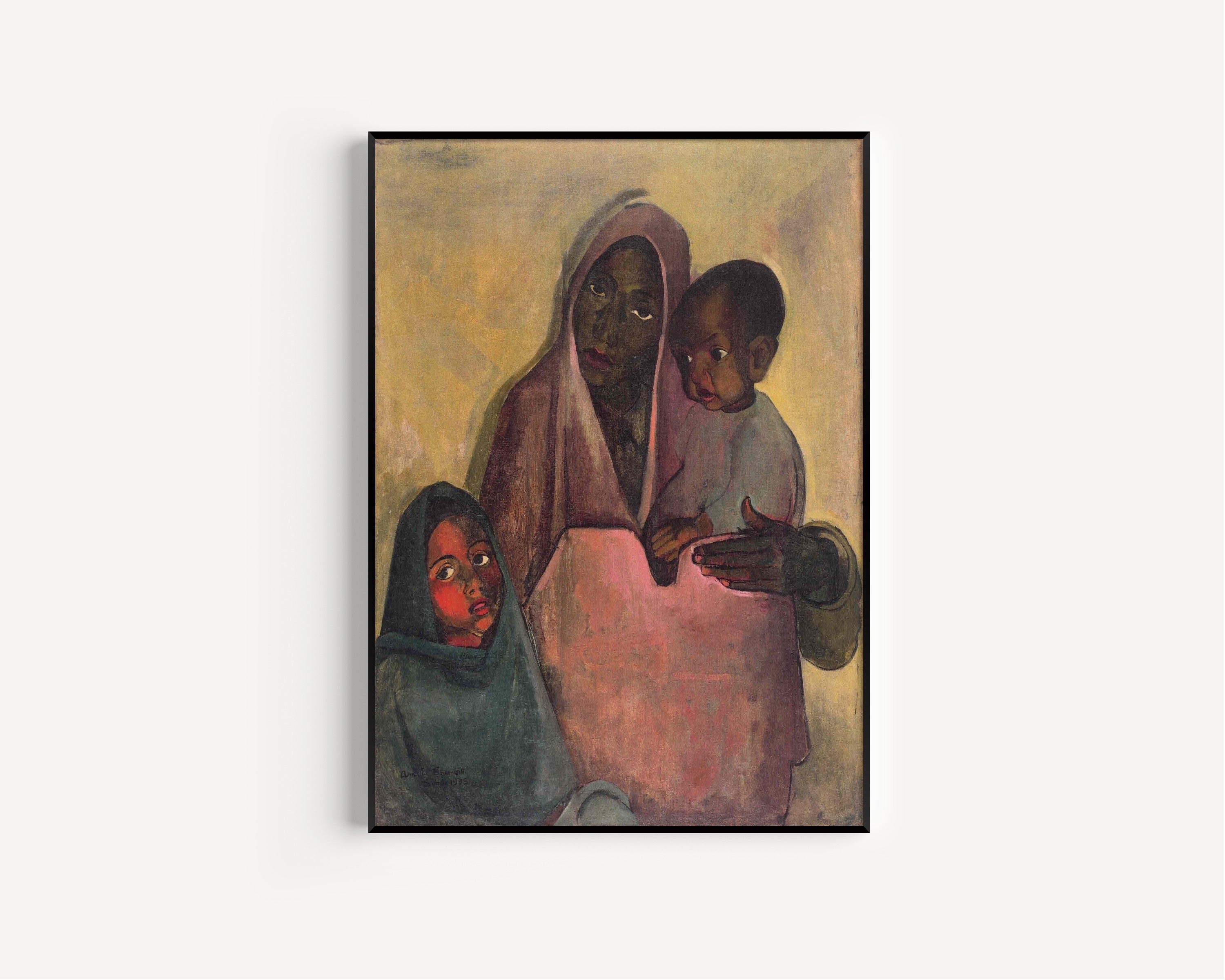 Amrita Sher-Gil — Mother India | Fine Art Giclée Print