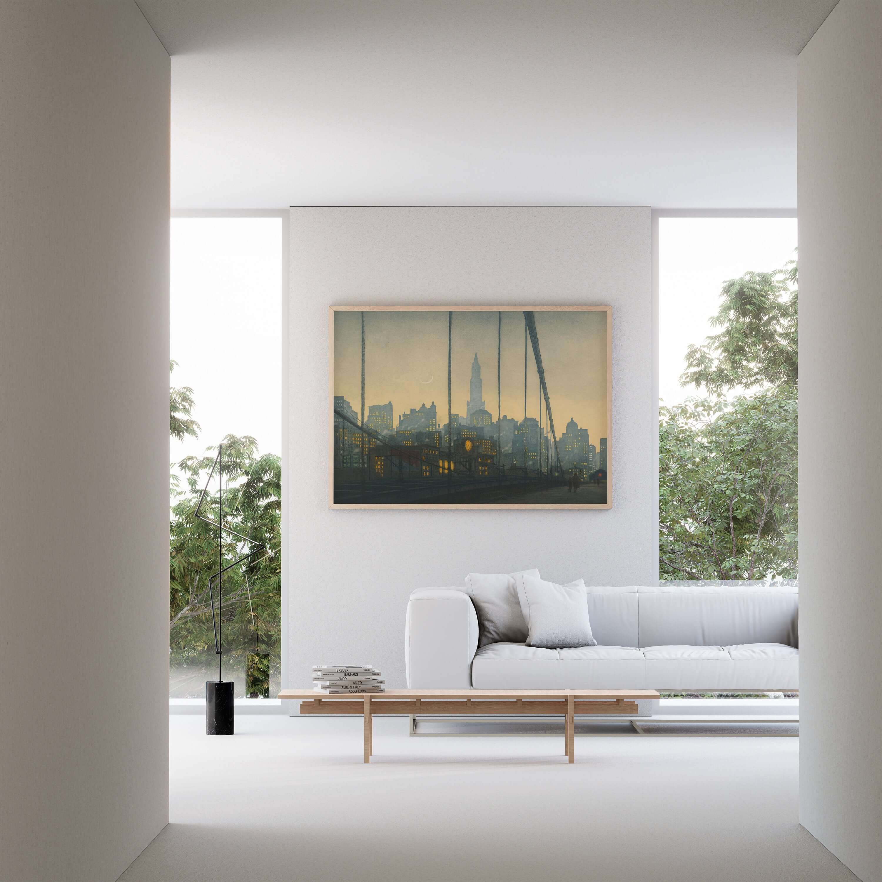 New York City Skyline by František Tavík Šimon | | Famous Art (available framed or unframed) - 9ArtPrints