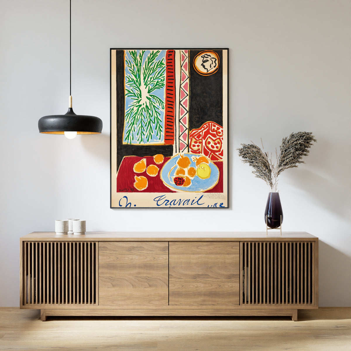 Henri Matisse — Nice, Travail et Joie | Papiers Découpés Fine Art Print