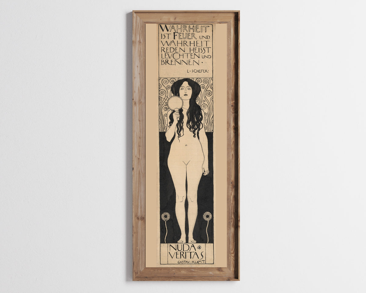 Gustav Klimt — Nuda Veritas (Ver Sacrum) | Fine Art Print