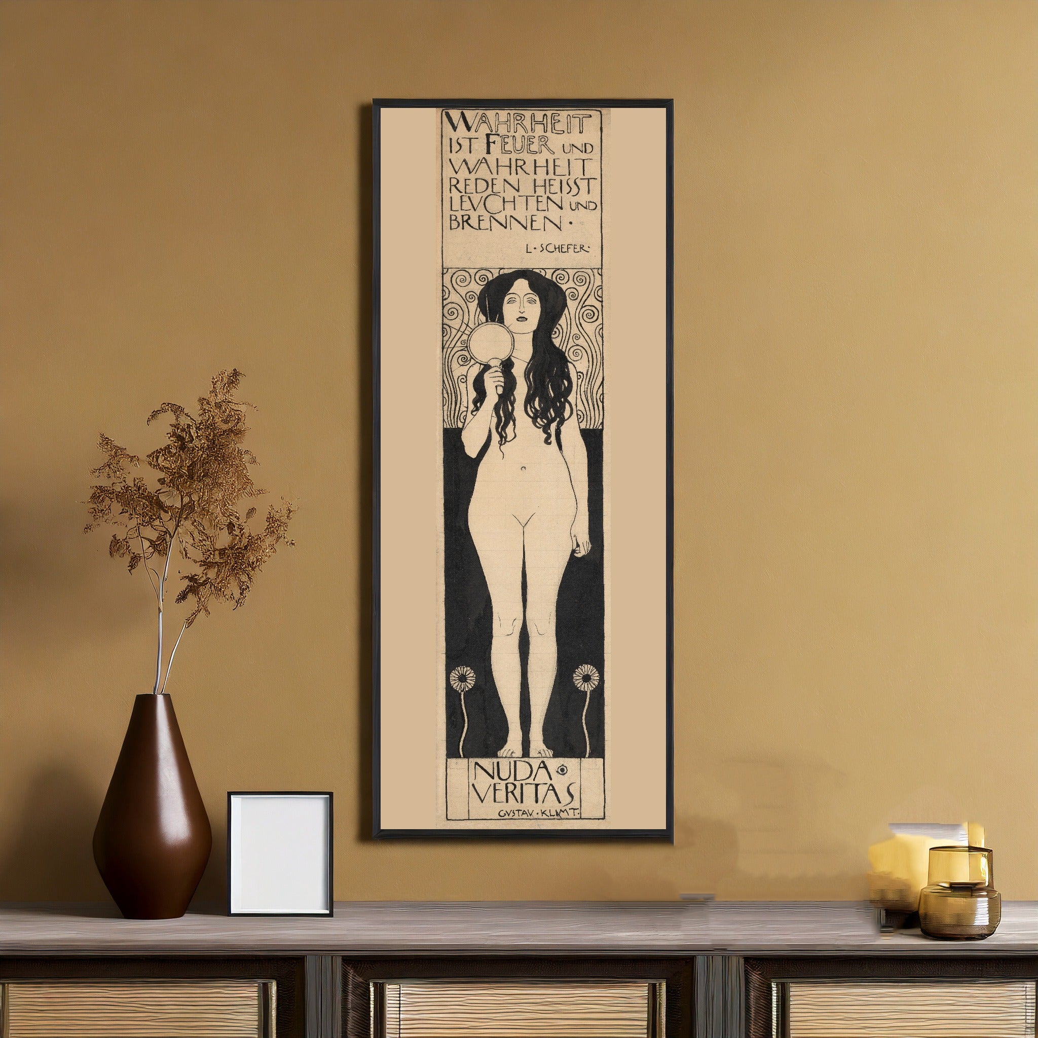 Gustav Klimt — Nuda Veritas (Ver Sacrum) | Fine Art Print