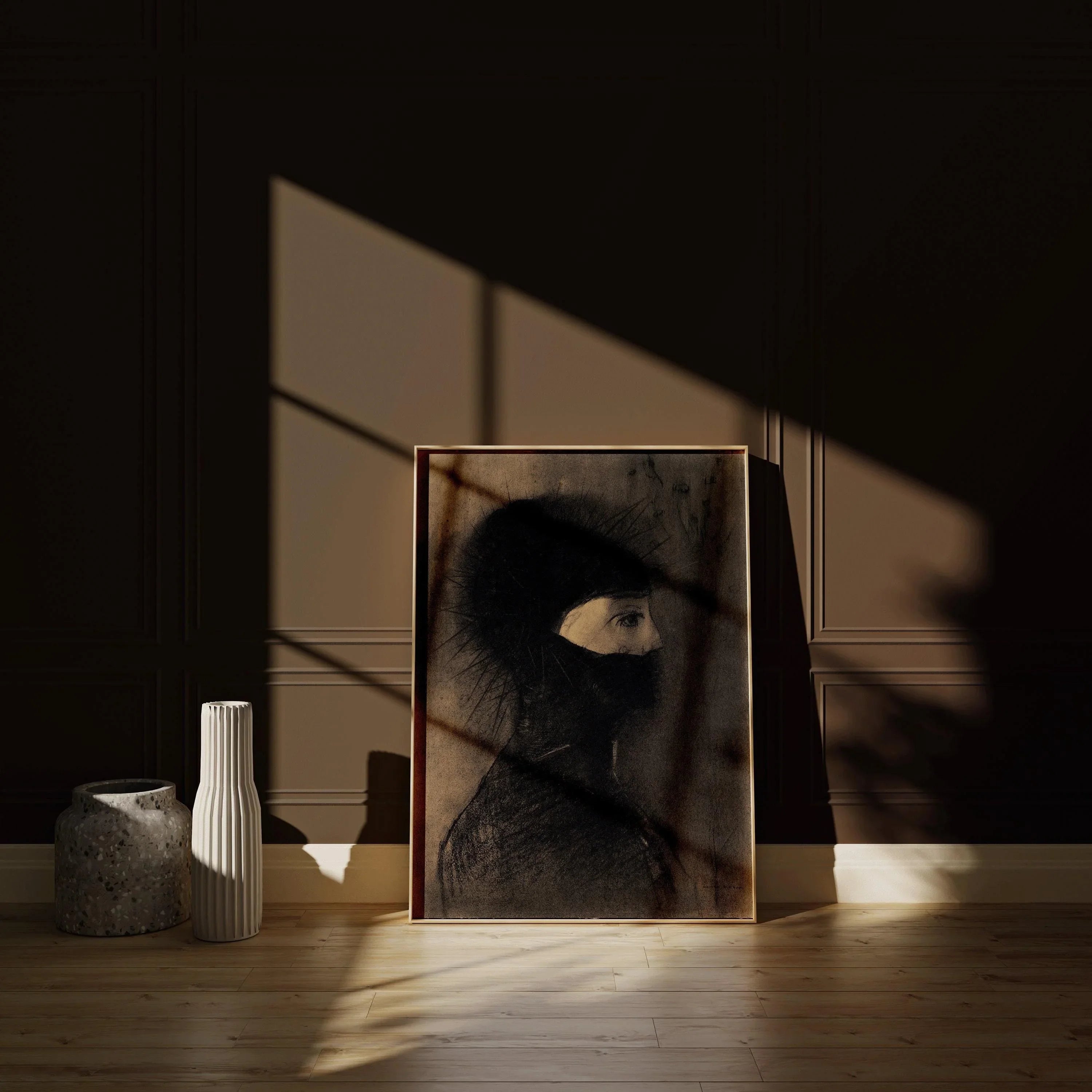 Odilon Redon - Armor | Famous Surreal Symbolist Art | Available frame or unframed - 9ArtPrints