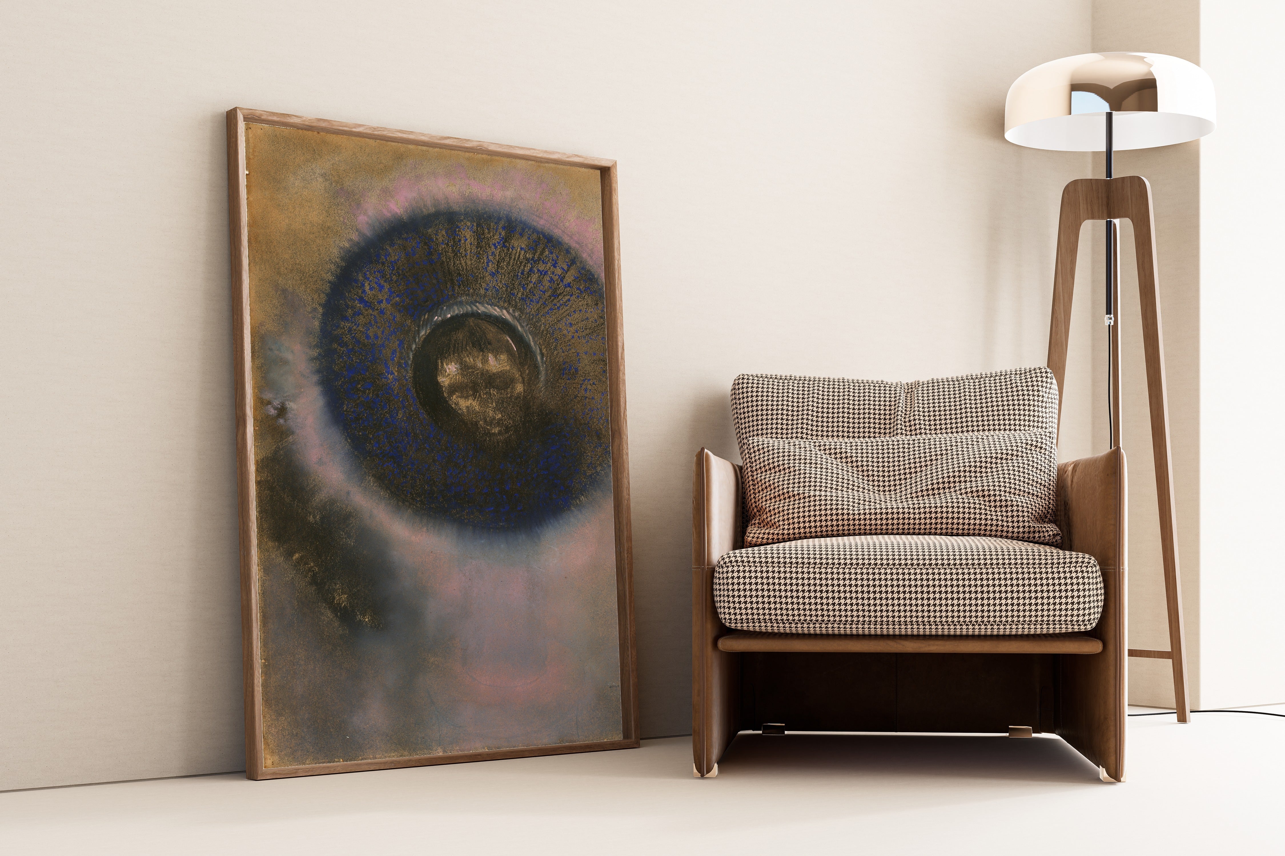 Odilon Redon — Head Within an Aureole | Fine Art Giclée Print - 9ArtPrints