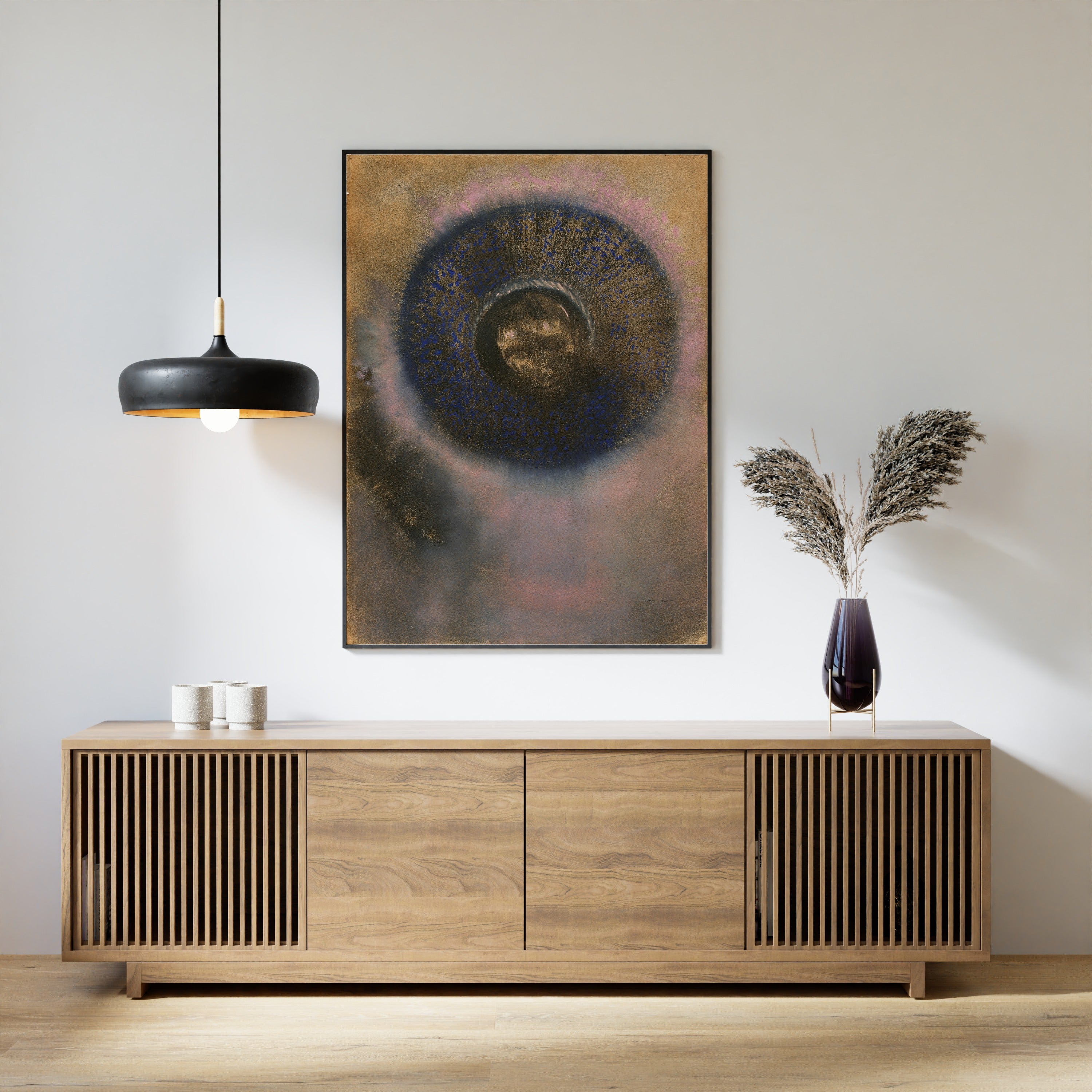 Odilon Redon — Head Within an Aureole | Fine Art Giclée Print - 9ArtPrints