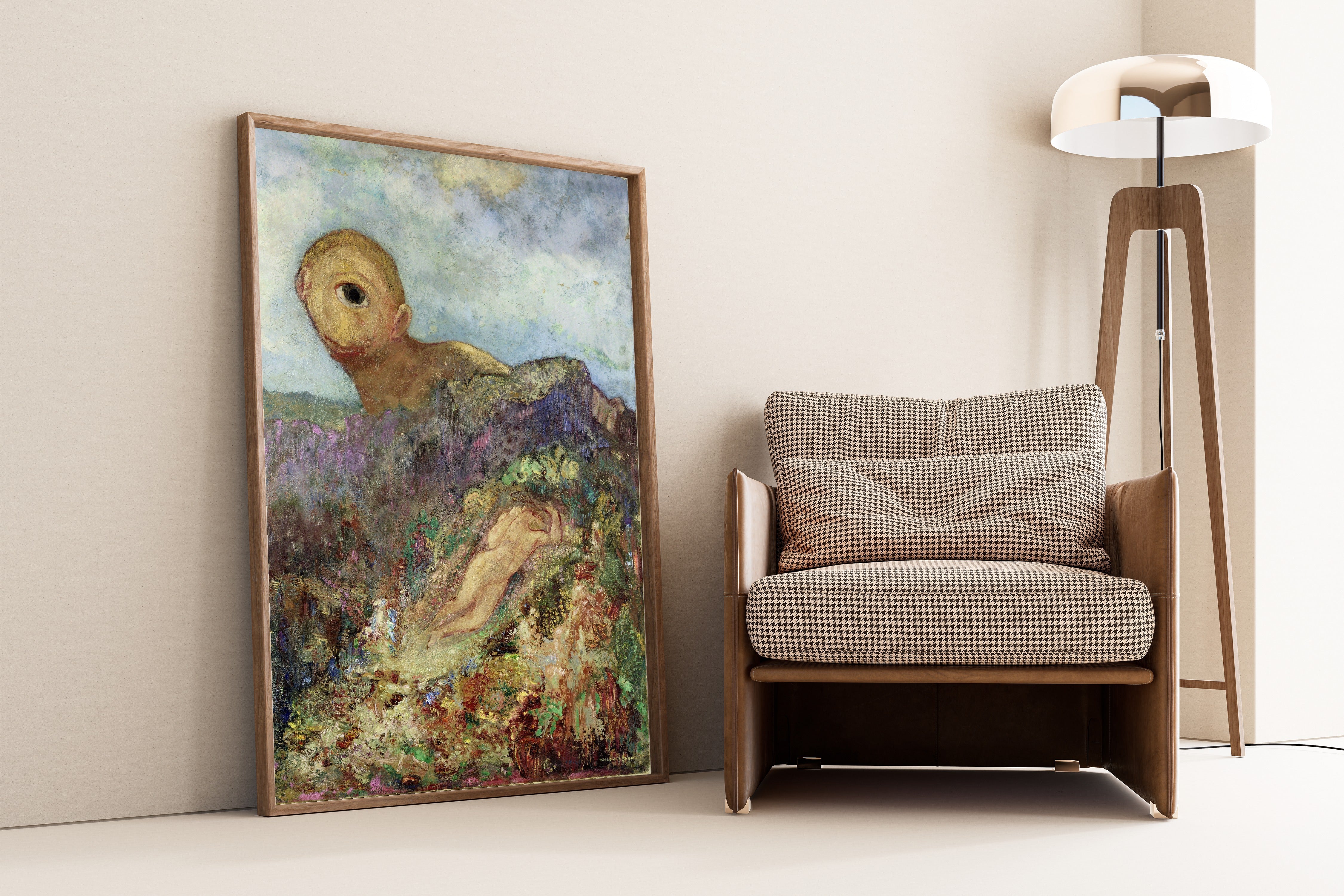 Odilon Redon — The Cyclops | Fine Art Giclée Print - 9ArtPrints