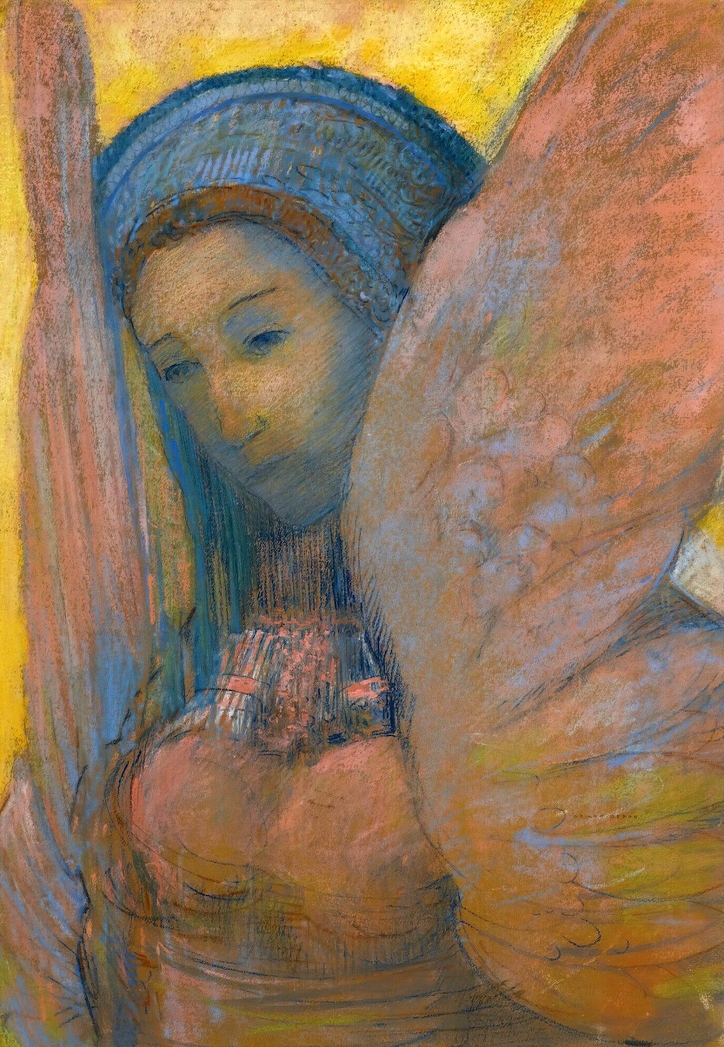 Odilon Redon — The Sphinx | Symbolist Fine Art Print - 9ArtPrints