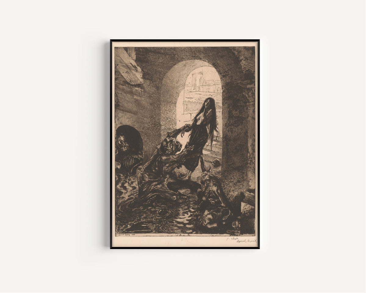 Marcel Roux — Offering to Moloch | Symbolist Art Print