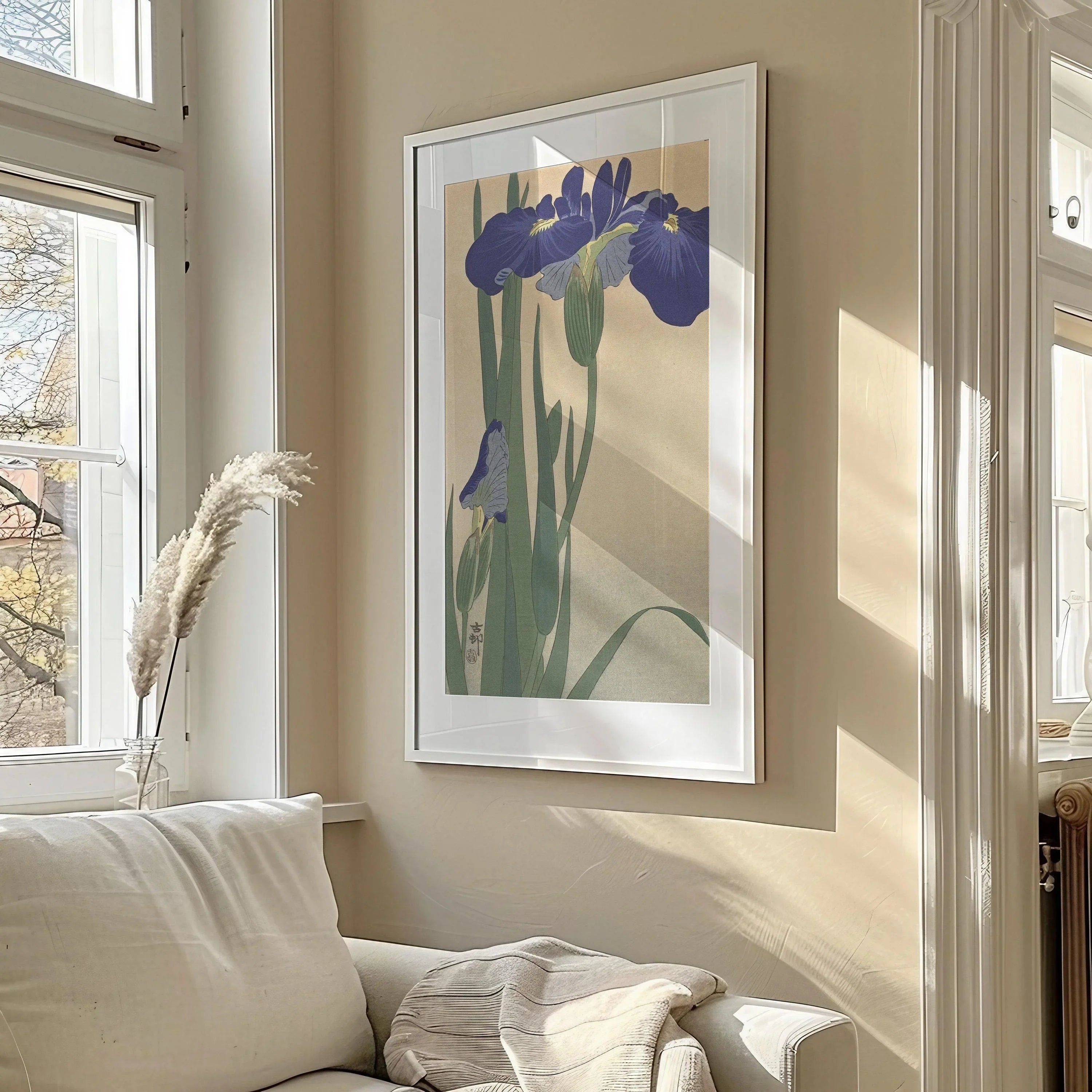 Ohara Koson Irises Giclee Print: Vintage Japanese Art (2x1) - 9ArtPrints