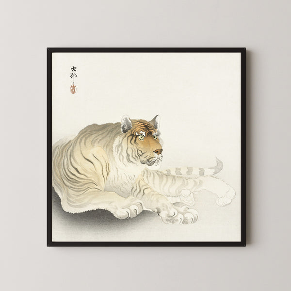 Ohara Koson — Tiger | Japanese Bird & Flower Woodblock Print