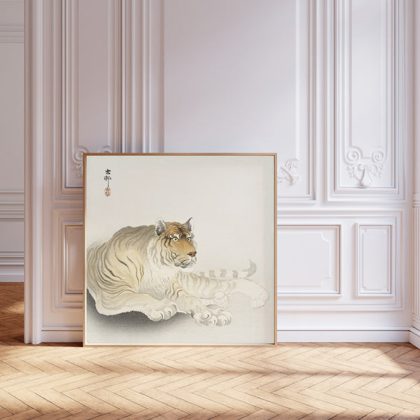 Ohara Koson — Tiger | Japanese Bird & Flower Woodblock Print