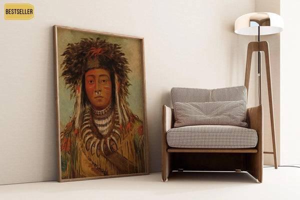 George Catlin — Ojibway Boy Chief | Fine Art Print