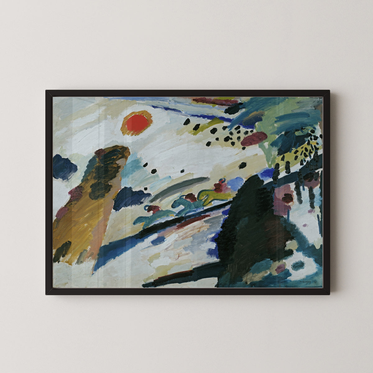 Wassily Kandinsky — Romantic Landscape | Expressionist Fine Art Print