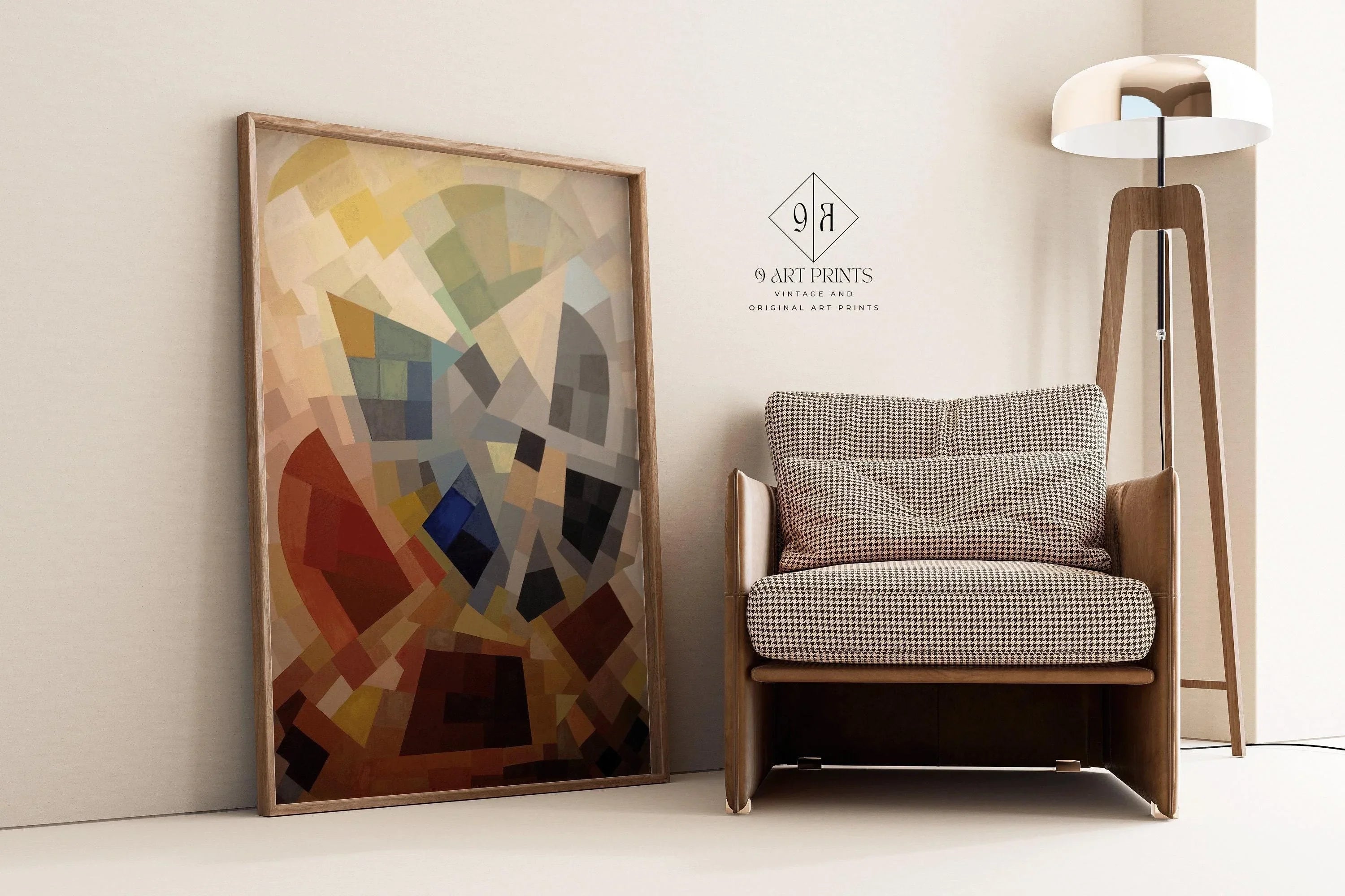 Otto Freundlich - Komposition (1939) | Colorful Vintage Abstract Art (available handframed or unframed) - 9ArtPrints