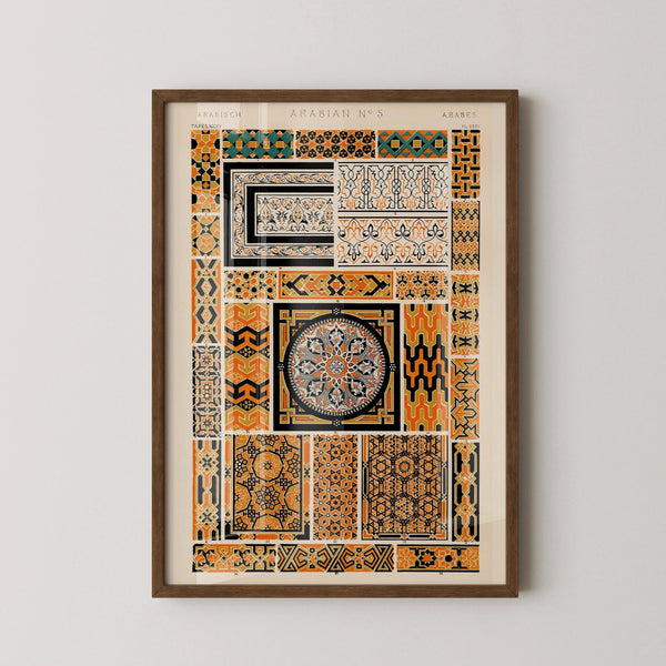 Owen Jones — Arabesque | Grammar of Ornament Design Print