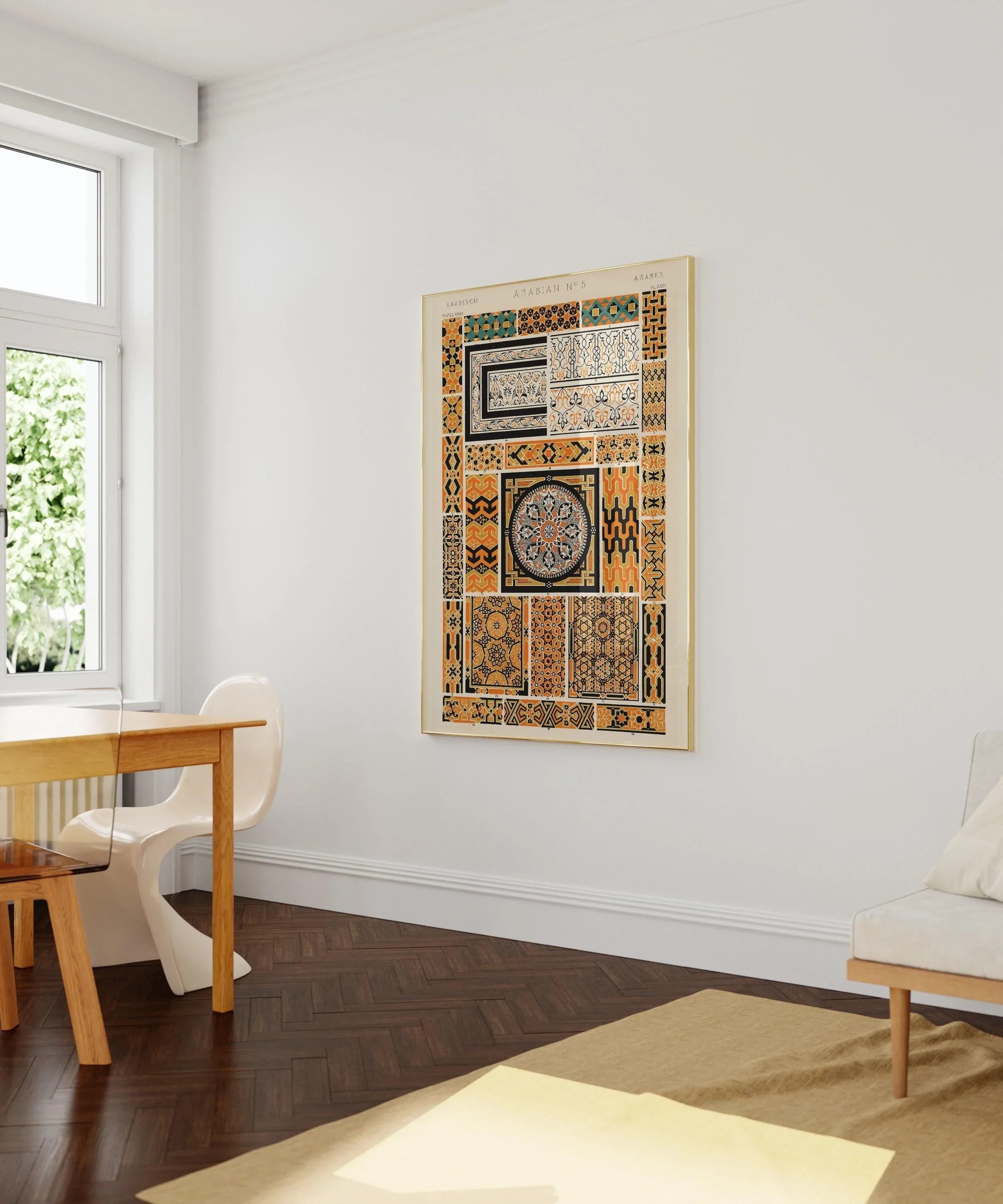 Owen Jones - Arabesque | Vintage Victorian Orientalist Pattern Art (available handframed or unframed) - 9ArtPrints