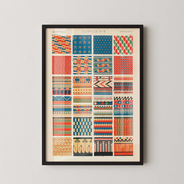 Owen Jones — Egyptian | Grammar of Ornament Design Print